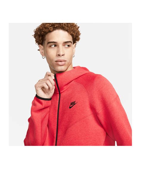 nike herren windrunner kapuzenjacke jacke rot